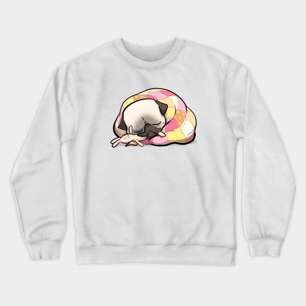 Bunny Nap Crewneck Sweatshirt by Inkpug